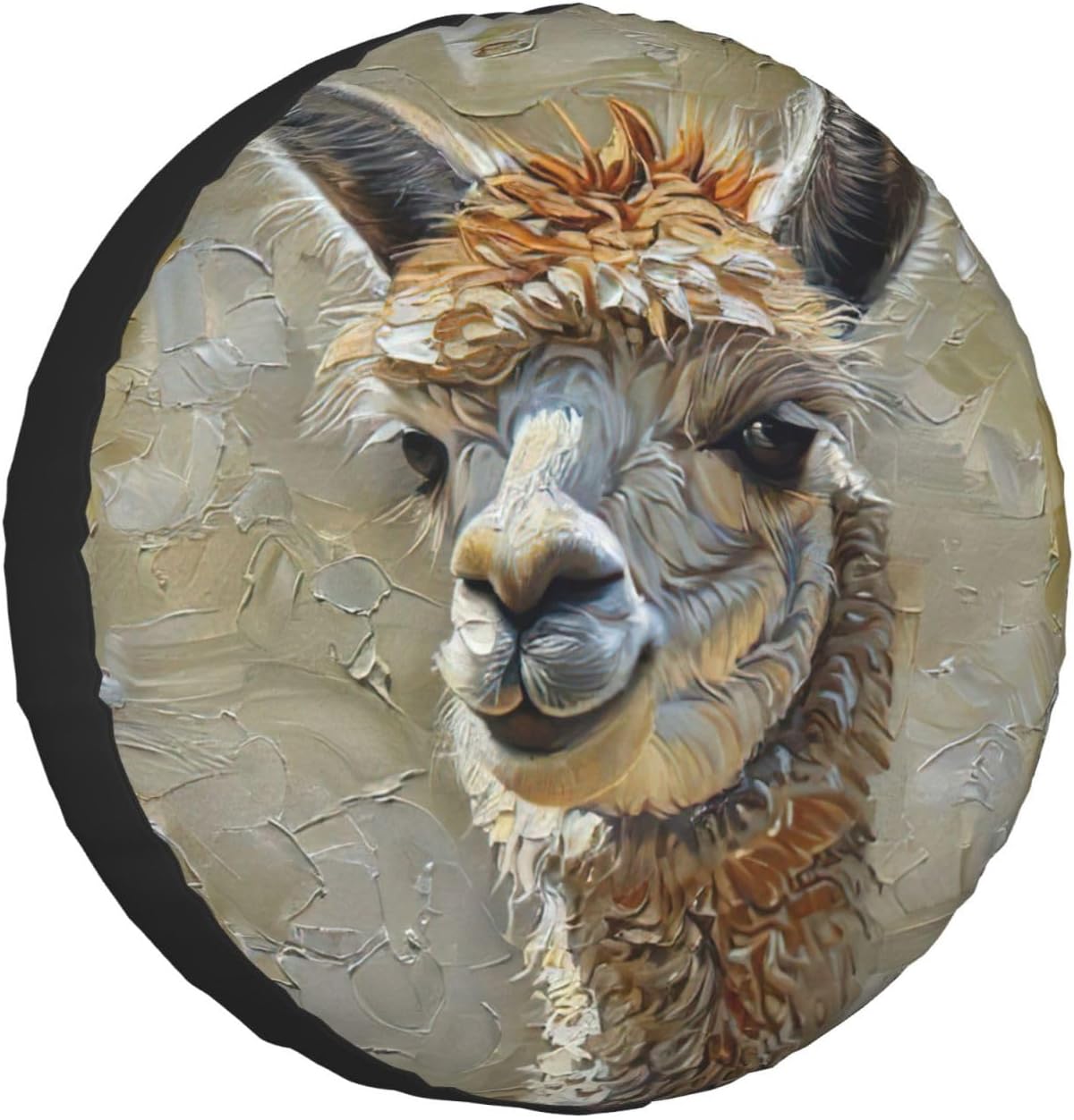 Alpaca Llama Print Tire Cover Universal Spare Wheel for Trailer Rv SUV Truck Camper Travel Accessories