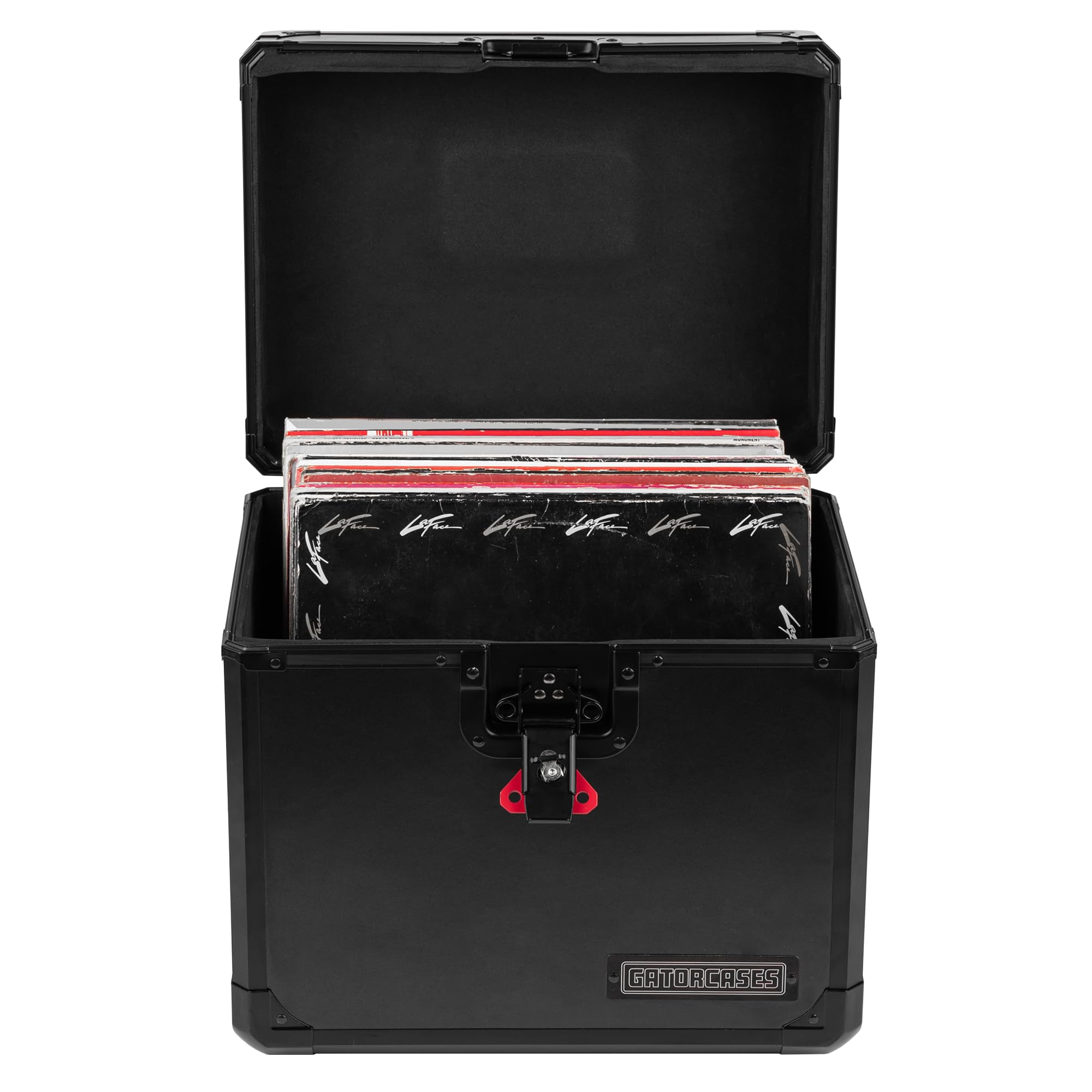 Gator Cases Serie ONYX Valigia impilabile per dischi in vinile da 50-70 12" con persiane incassate e maniglie in gomma (G-ONYX-VINYL-1270)