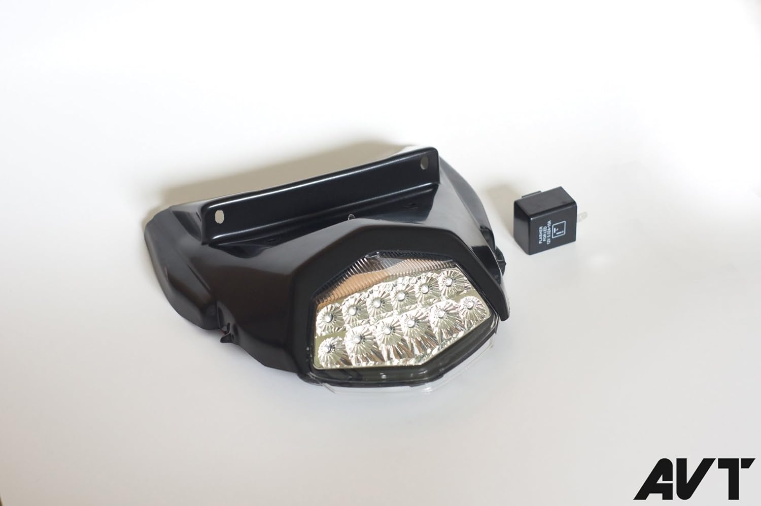 AVT Ninja 250 Fender Eliminator Kit 2008-2012 - Clear/Smoke Integrated LED Tail Light