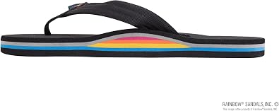 Rainbow Sandals Womens Single Layer Classic Rubber w/EVA Filled Nylon Strap