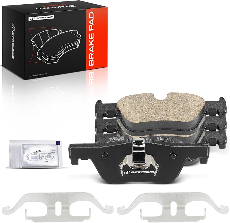 Pastilhas de freio traseiras cerâmicas A-Premium para BMW – 2 unidades