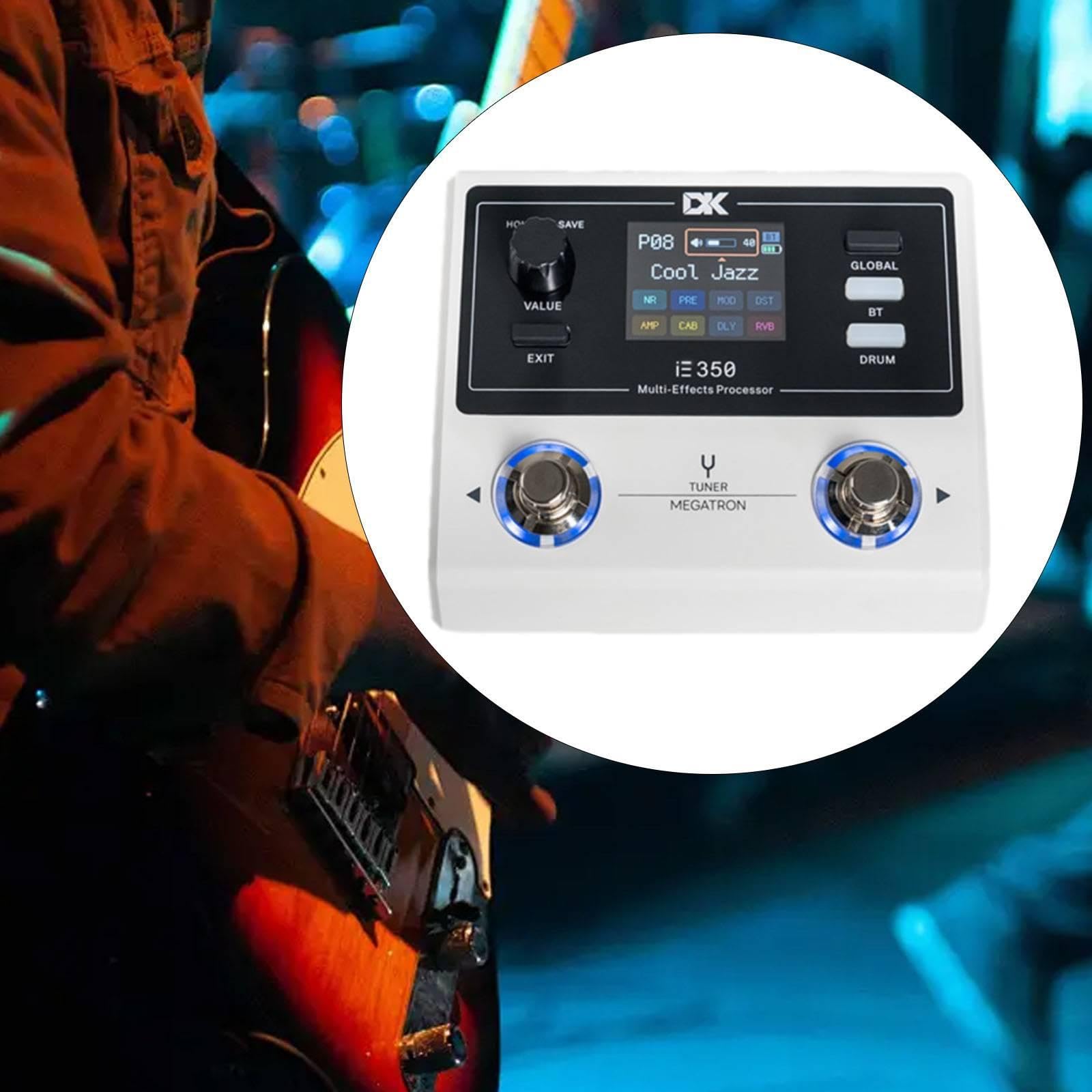 Baoblaze Pedal Multiefectos para Guitarra, Portátil, Grabación de Audio USB, Alto Rendimiento