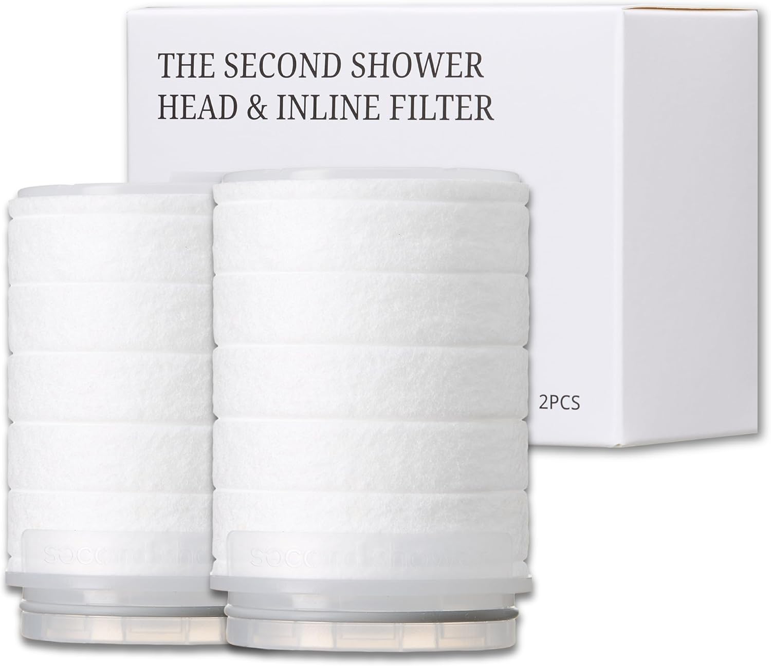 SecondShower Replacement Filter for Second Shower Head | Clinically Proven for Skin Health, NSF Certified Filtration, Patented Technology for High Pressure, Beauty Wellness for Skin & Hair Care