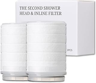 SecondShower Replacement Filter for Second Shower Head | Clinically Proven for Skin Health, NSF Certified Filtration, Patented Technology for High Pressure, Beauty Wellness for Skin & Hair Care