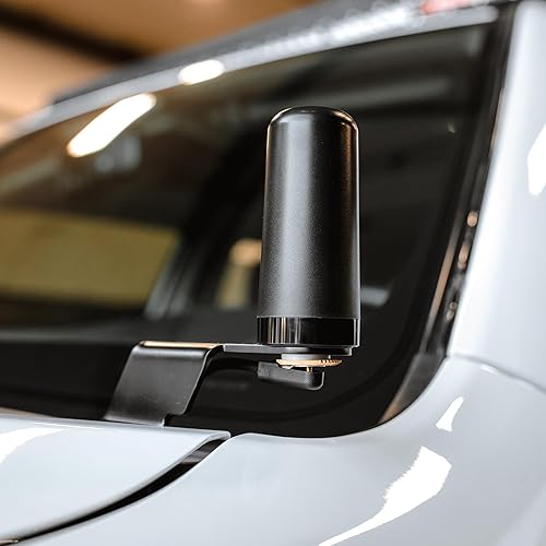 Vista 3 de Midland MXTA25 3DB MicroMobile - Antena fantasma de ganancia compatible con 3.5 pulgadas de alto con diámetro base de 1.5 pulgadas - conexión GMRS