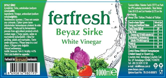 Ferfresh White Vinegar 1 Lt
