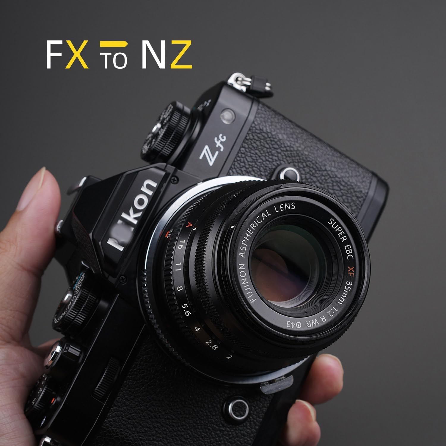 BORYOZA FX-Z Auto Focus Adapter Compatible with Fujifilm X-Mount Lens to Nikon Z Mount Cameras Zf Z9 Z8 Z7 Z6 Z6III Z7II Z6II Z5 Z50 Z30 ZFC