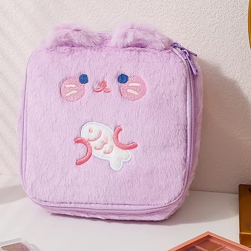 Miniatura 8 de EXCEART Bolsa de almacenamiento de servilletas sanitarias, bolsa de período para mujeres, adolescentes, niñas, damas, bolsa de almacenamiento para