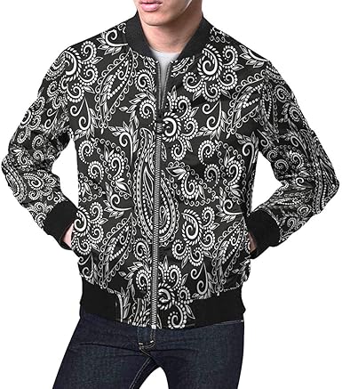 white paisley jacket