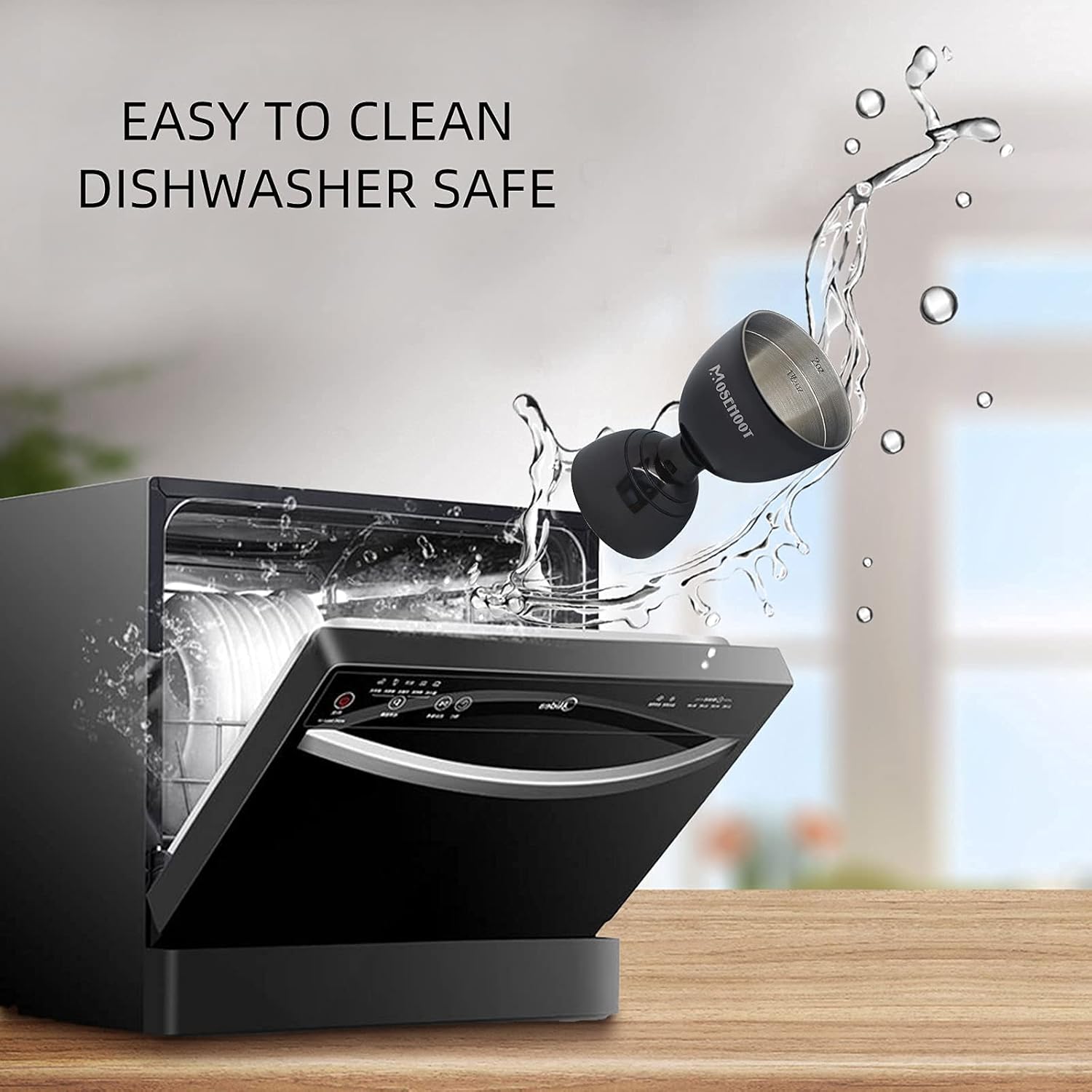 MOSEHOOT jigger for bartending, Bar Jigger 2 oz 1 oz Cocktail Measuring, 304 Stainless Steel Double Jigger Alcohol Measuring Tools