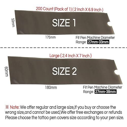 Miniatura 4 de 200 fundas para bolígrafos de tatuaje, bolsas desechables para máquina de tatuaje, fundas para máquina de tatuaje, bolsas tipo bolígrafo, funda para