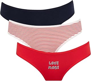 ملابس داخلية برازيلية للنساء من ديفاكتو، مقاس S، لون أحمر، موديل C2239AX