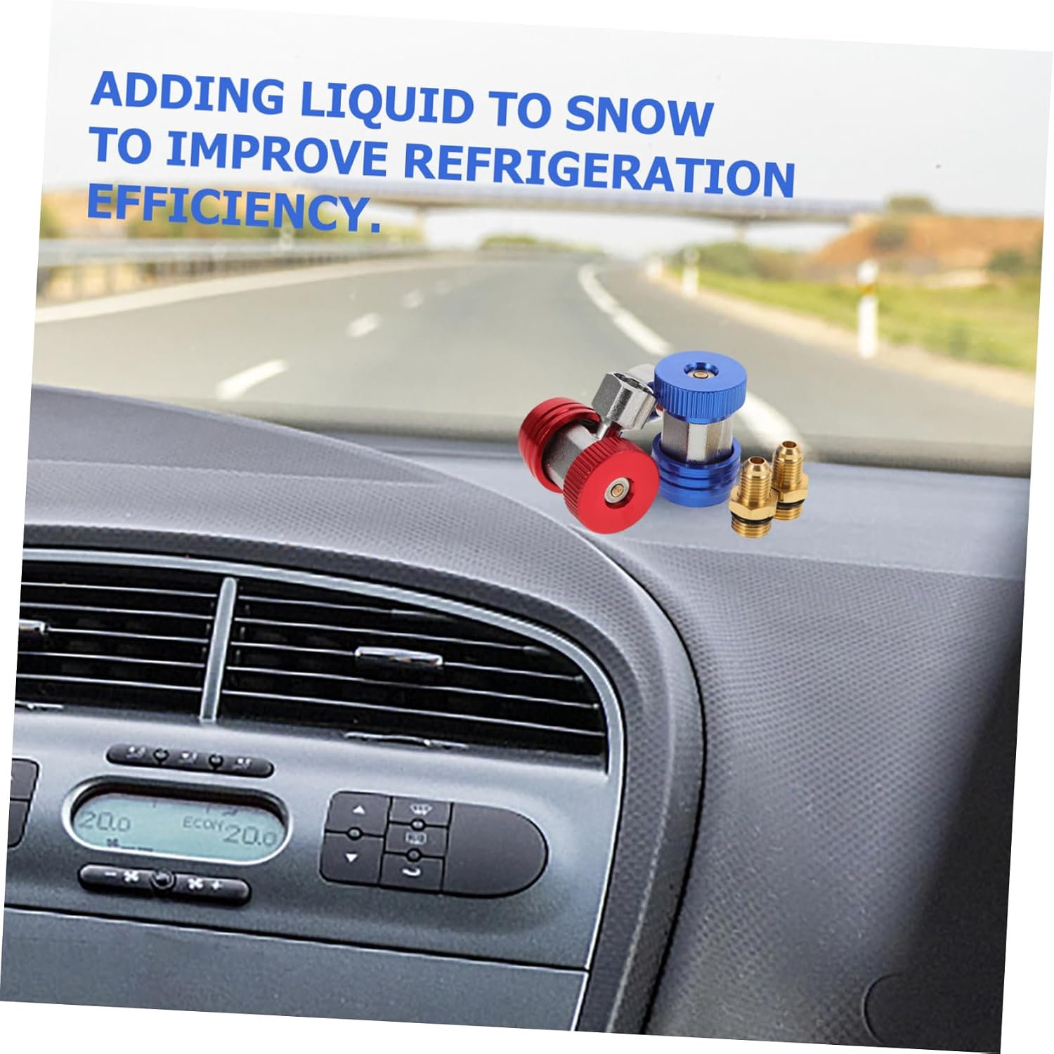 1pair Quick Connectors Fittings for Car Convenient Features for Efficient Installation and Maintenance