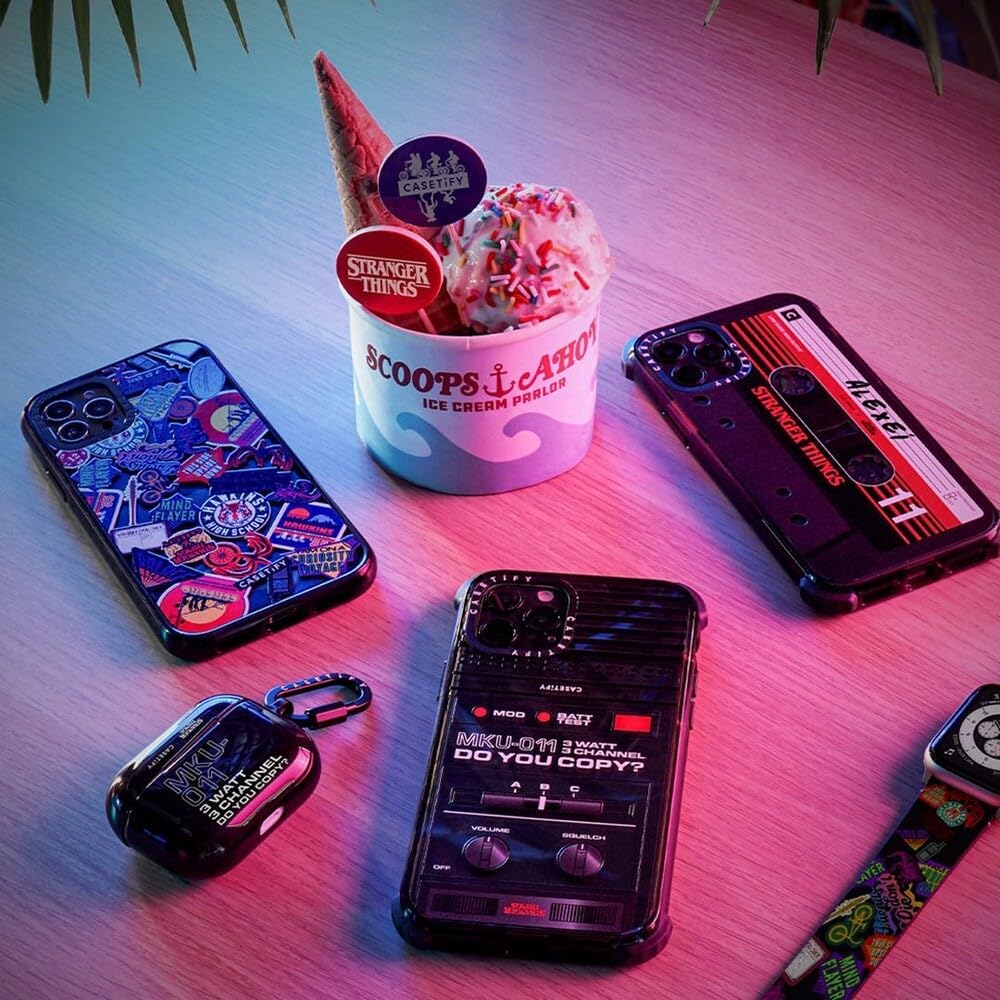 CASETiFY Impact Case for iPhone 12 / iPhone 12 Pro - Pretty Blush - Clear Black - Image 9