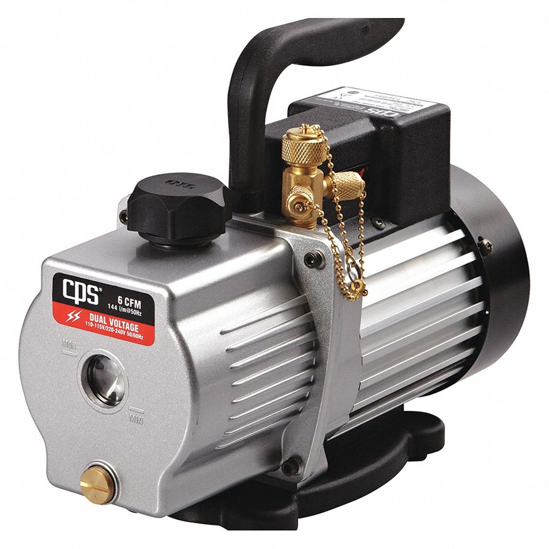 PRO-Set Vacuum Pump, 6.0 cfm, 1/2 HP, 50 Microns