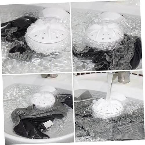 Miniatura 8 de POPETPOP Lavadora portátil de viaje mini lavadora con USB para una fácil limpieza a mano de ropa interior calcetines para casas rodantes