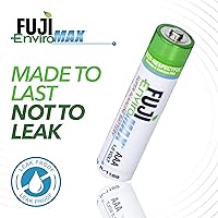 Vista 4 de Fuji Enviromax 4400BP4 EnviroMax AAA Pilas Super Alcalinas (Paquete de 4), Blanco, 4 CT