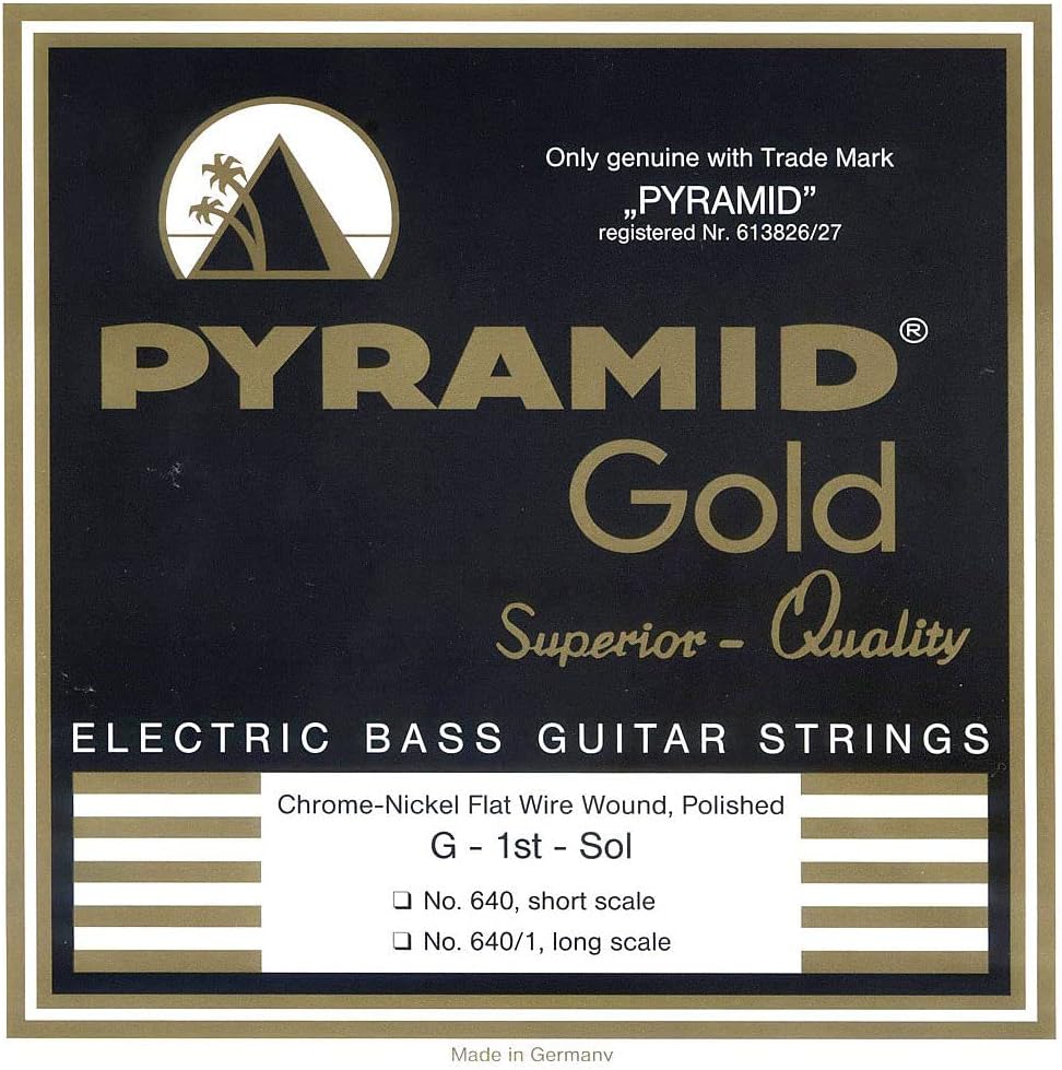 Pyramid Gold 640B Bass Flatwound Long Scale 4-String 50-110