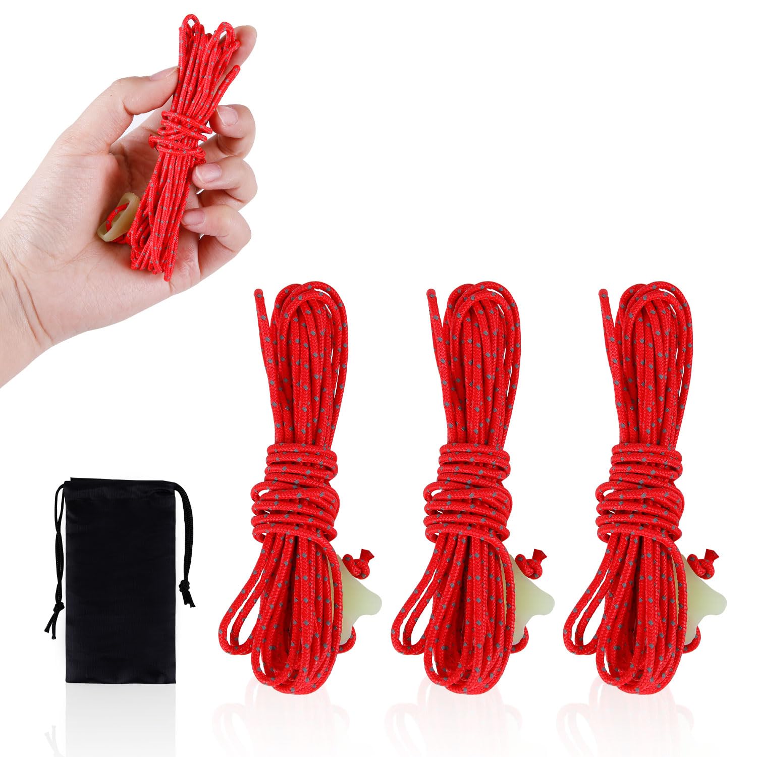 Amazon.co.jp: ガイロープ テントロープ ダイニーマ タープロープ 2mm