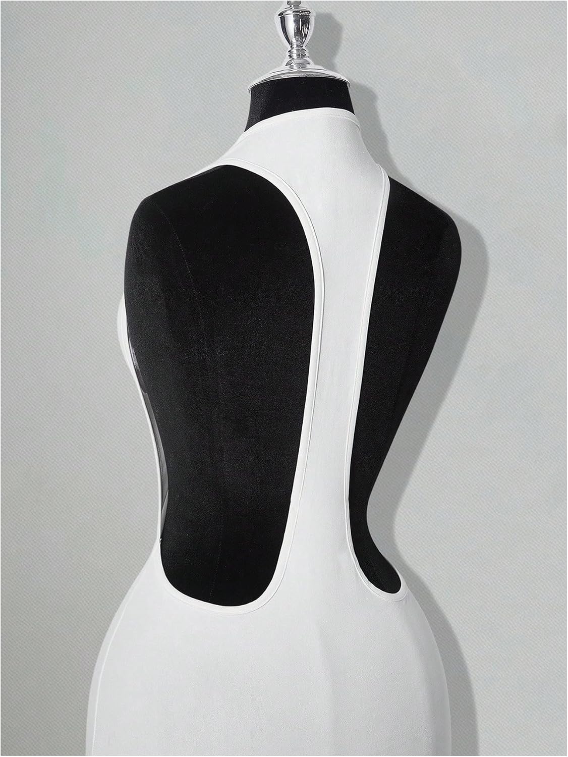 Women's Backless Bodycon Mini Dress Crew Neck Sleeveless Cocktail Party Club Dresses