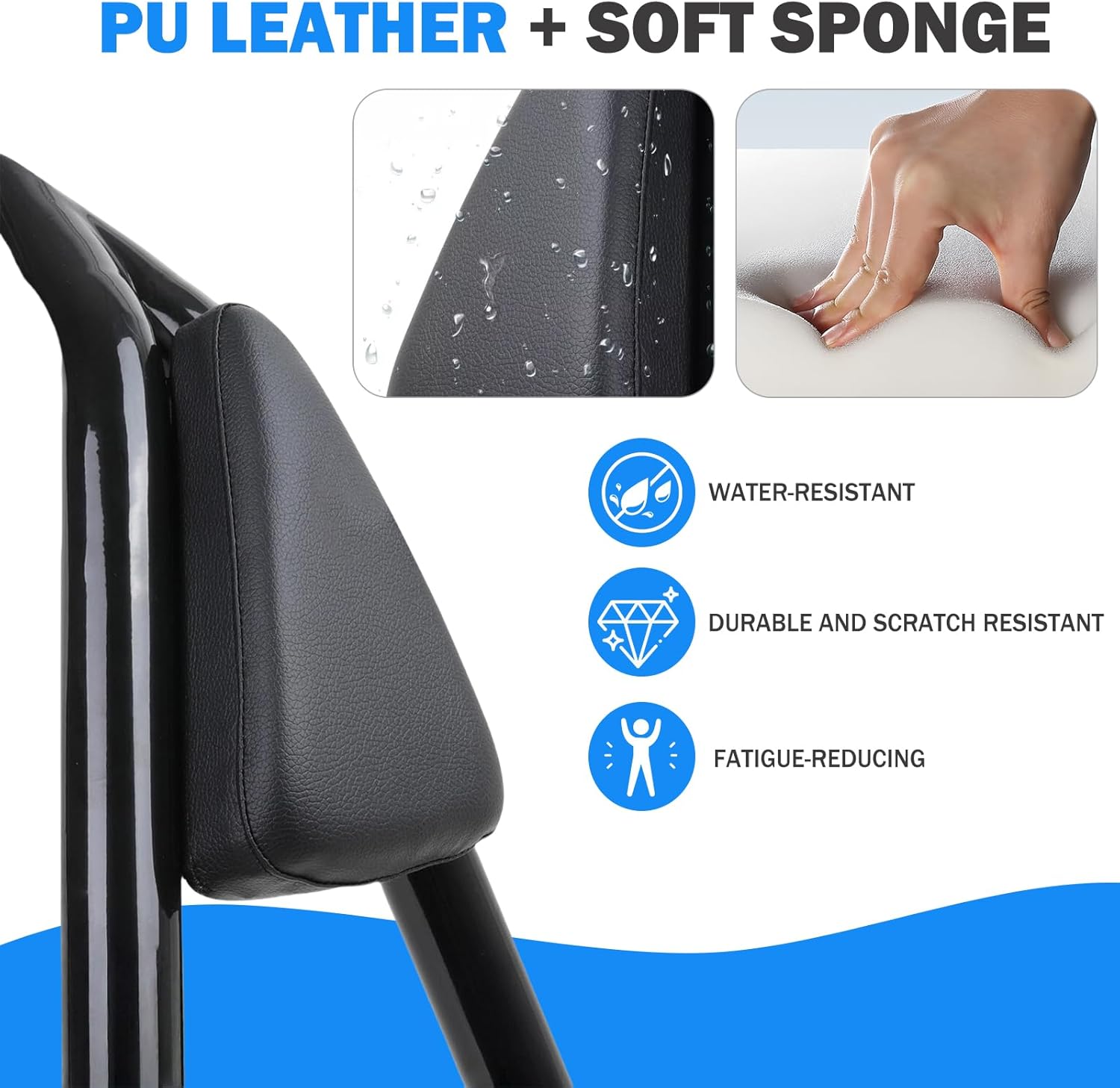 Detachable Sissy Bar, 30“ Chrome Quick Release Passenger Backrest Compatible with 2009-2024 Harley Davidson Touring Street Glide Road King Electra Glide Ultra Limited