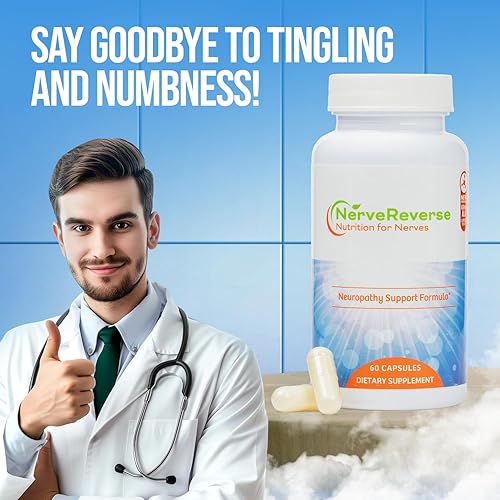 Miniatura 9 de NerveReverse Neuropatía Support Formula-Ácido alfa lipoico 600 mg, Benfotiamina Extra Fuerza, B12, B9, B6 y D3 - Apoyo para nervios, energía y