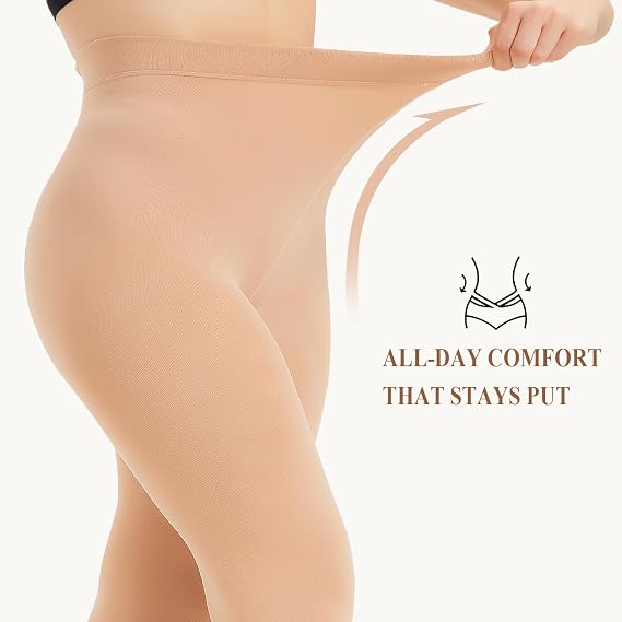Winter Fleece Lined Thick Opaque Tights for Women