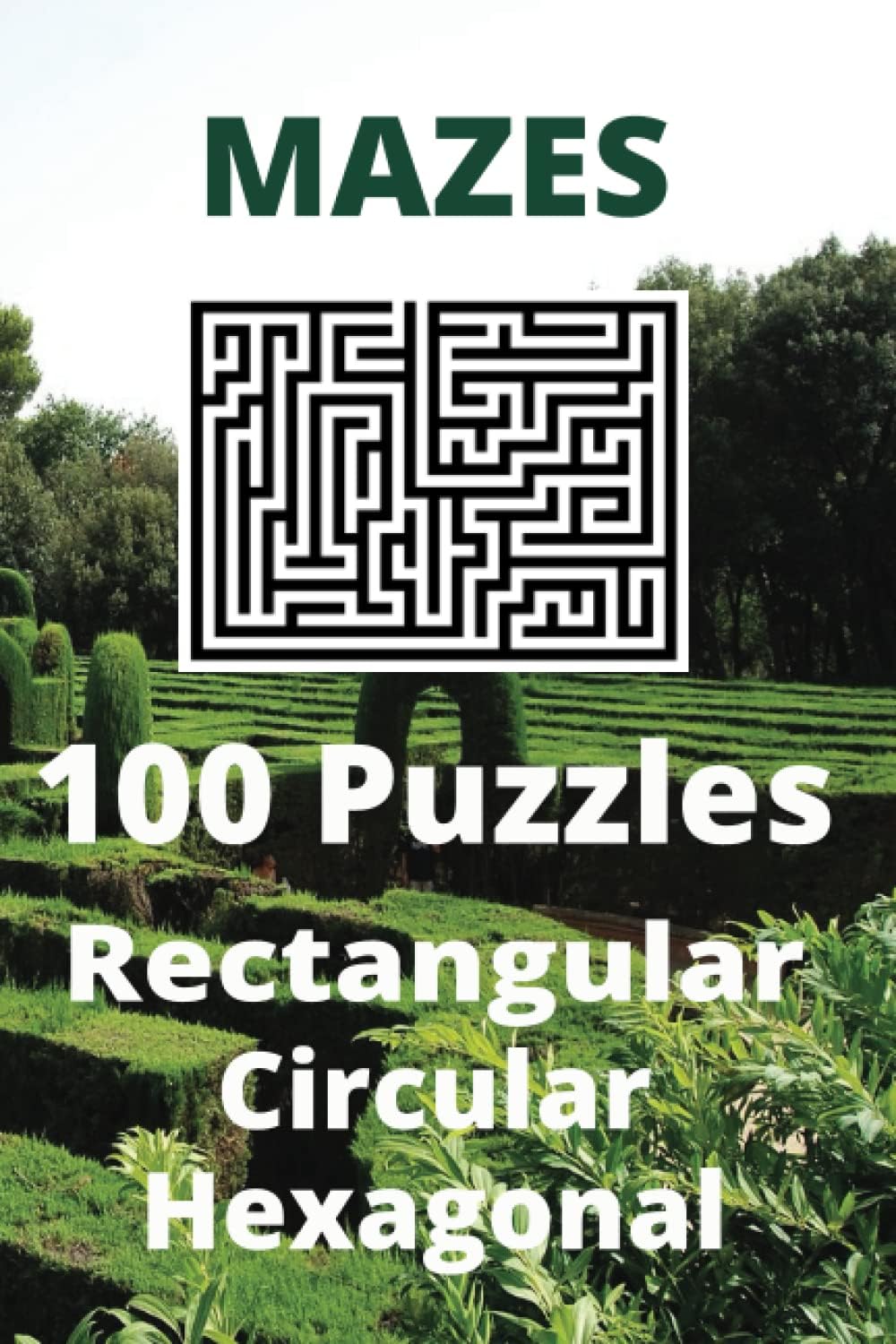 Mazes -100 rectangular, circular and Hexagonal different Puzzles