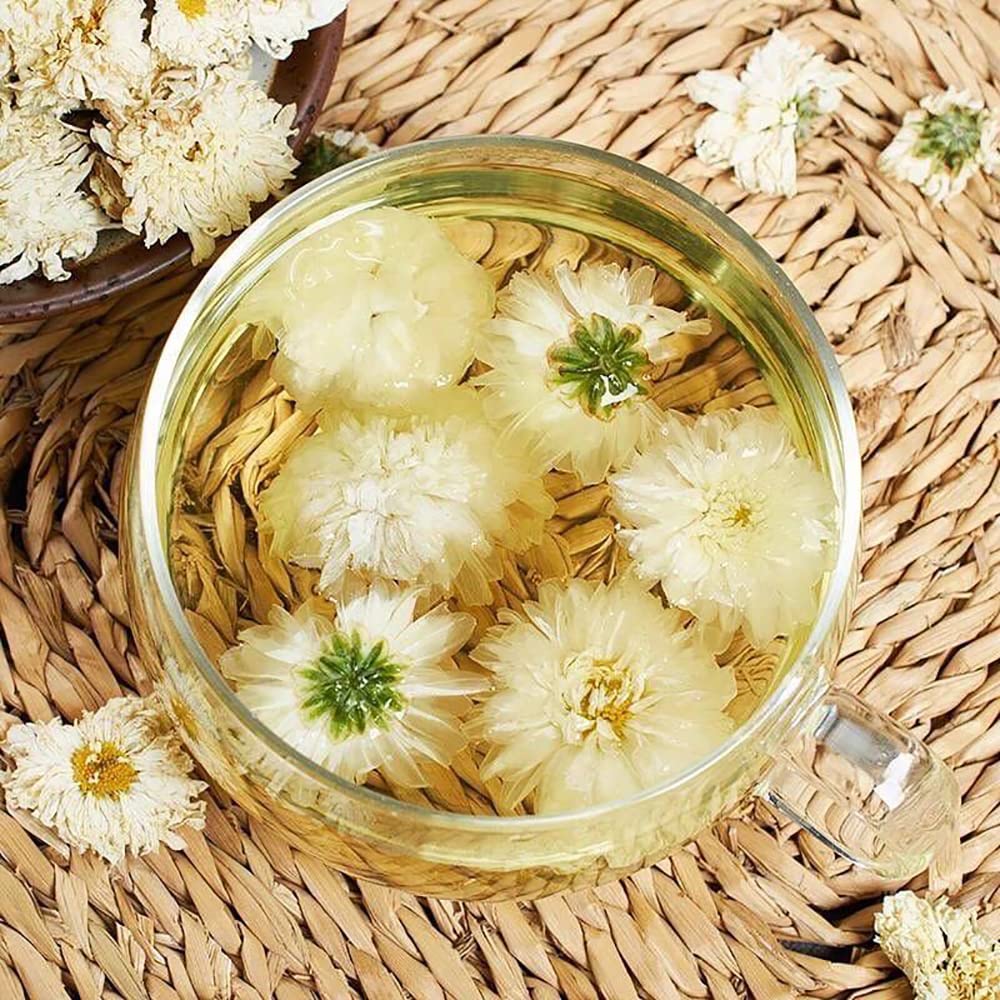Amazon | 菊花茶 フラワーティー 菊の花 杭白菊 乾燥菊の花 中国茶 