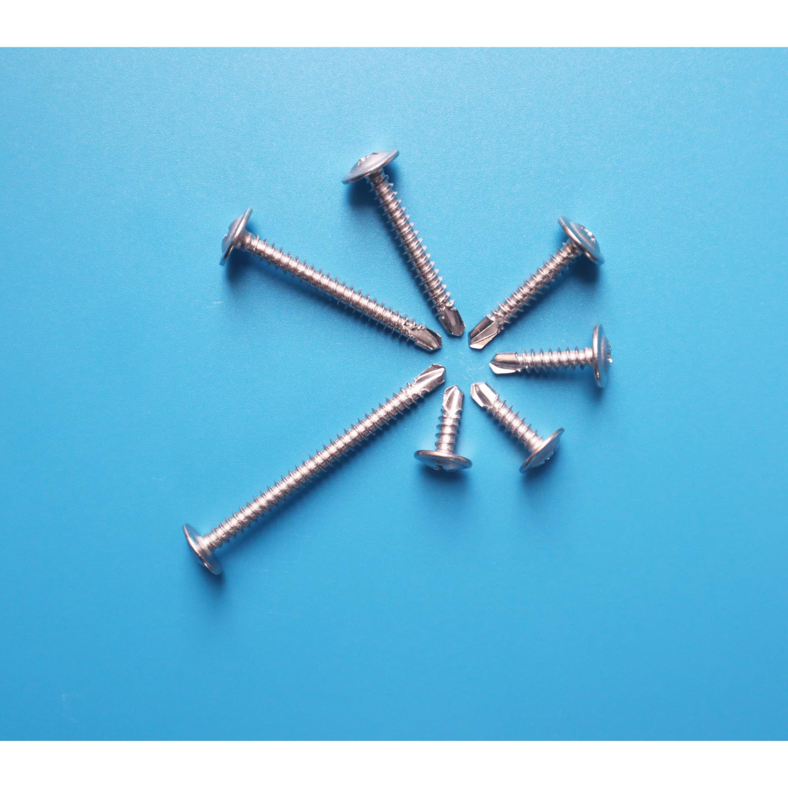 410 Stainless Steel Sheet Metal Screws - 250 Pack -6