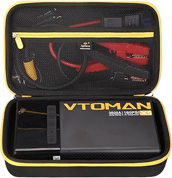Aproca Case Compatible with VTOMAN X7 / VTOMAN X5 Jump Starter Air Compressor, Portable Storage Bag for Accessories Case Only