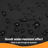 Vista 4 de LBTING Cubierta para hoguera, cubierta de 22 pulgadas para hoguera redonda de 18 a 22 pulgadas, impermeable, resistente al viento, a prueba