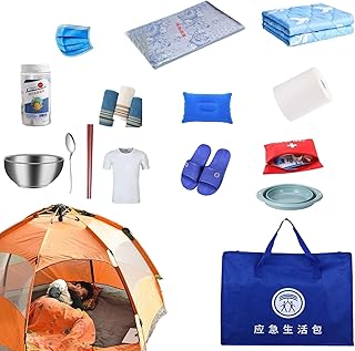 Survival Kit, Outdoor Survival Gear, Camping Survival Tools, Hiking Survival Equipment with The Important Tools and Suppli...