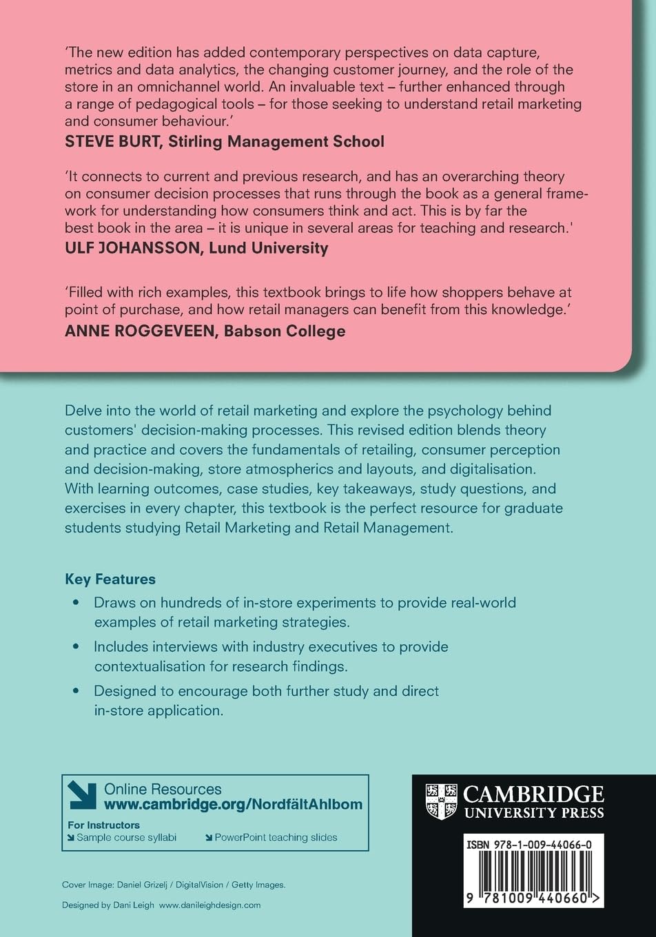 Retail Marketing: Shopper Behaviour and Retail Management at the Point-Of-Purchase