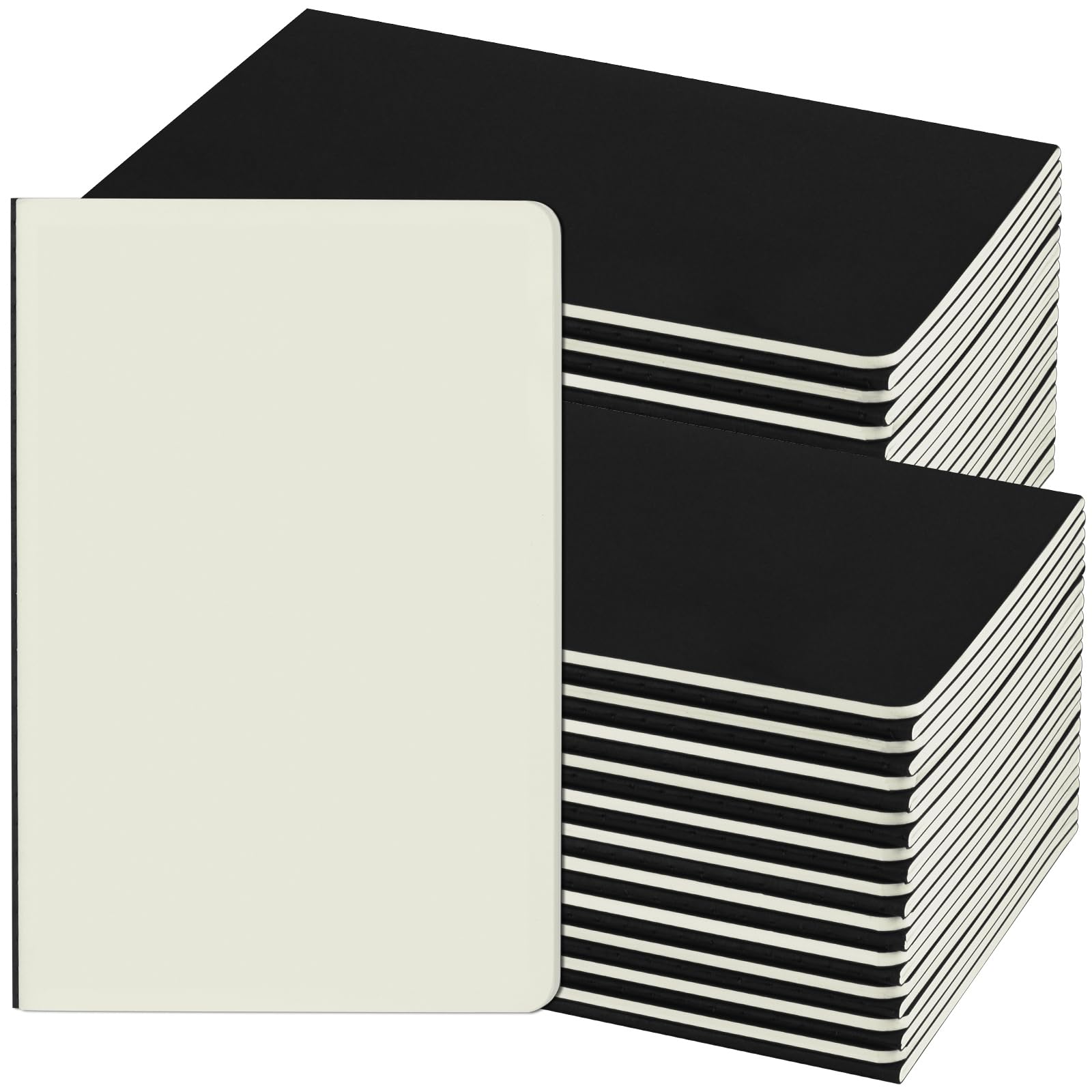 Quaderno Appunti A5 48 Pezzi 30 Fogli 60 Pagine Nero