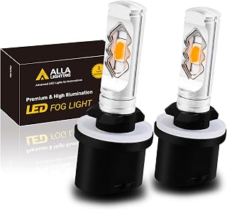 Alla Lighting 3800lm PG13 Base 899 880 LED Fog Light Bulbs, Pure Red Xtreme Super Bright 884 885 887 893 H27 H32 ETI-56 SM... Price In India