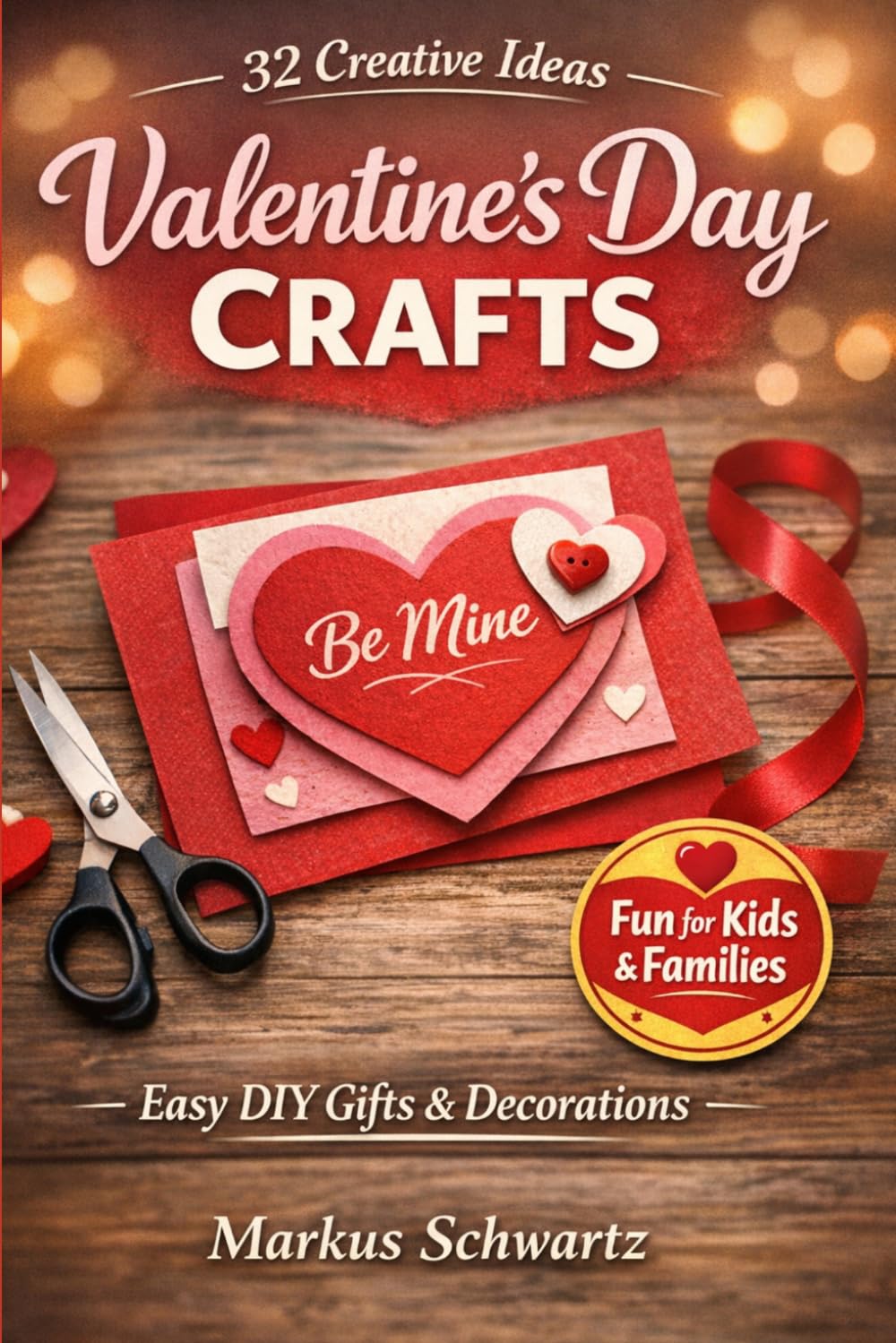 32 VALENTINE DAY CRAFT: Easy, Fun Valentine’s Day Craft Ideas for Kids, Families, and Adults: Create Meaningful Memories with DIY Gifts, Home Décor, and Classroom Projects