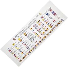 Tenugui (International Signal Flag, Horizontal Type), Ship Navy, Imperial Navy, Great Japan Imperial, Marine Self-Defense Force, Sea Self-Defense Force, Tenugui, Hand Towel, Made in Japan, Cotton, Made in Japan