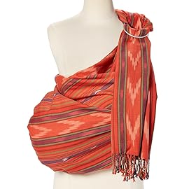 Hip Baby Wrap Ring Sling Baby Carrier for Infants and Toddlers - Beautiful, 100% Soft Cotton Baby Wraps Carrier for Babies 8-35 lbs - Perfect Baby Shower Gifts Moms and Dads - Nursing Cover (Sahara)
