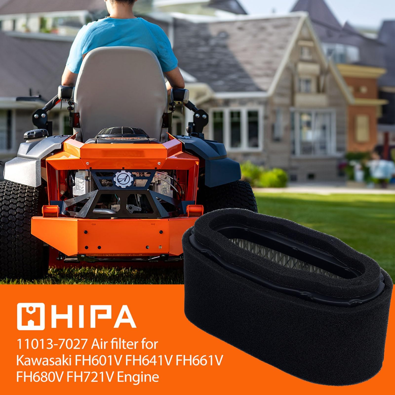 Amazon.com : 11013-7027 Air Filter for Kawasaki FH601V FH641V