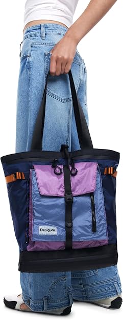 Amazon.co.jp: [デシグアル] A4収納可/2WAY 大型ナイロントートバック