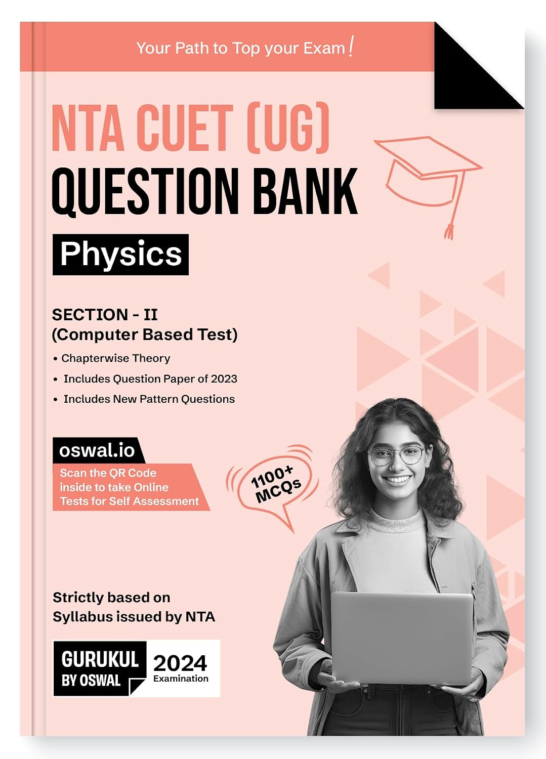 Gurukul NTA CUET (UG) Physics Question Bank Exam 2024 : 1100+ MCQs with ...