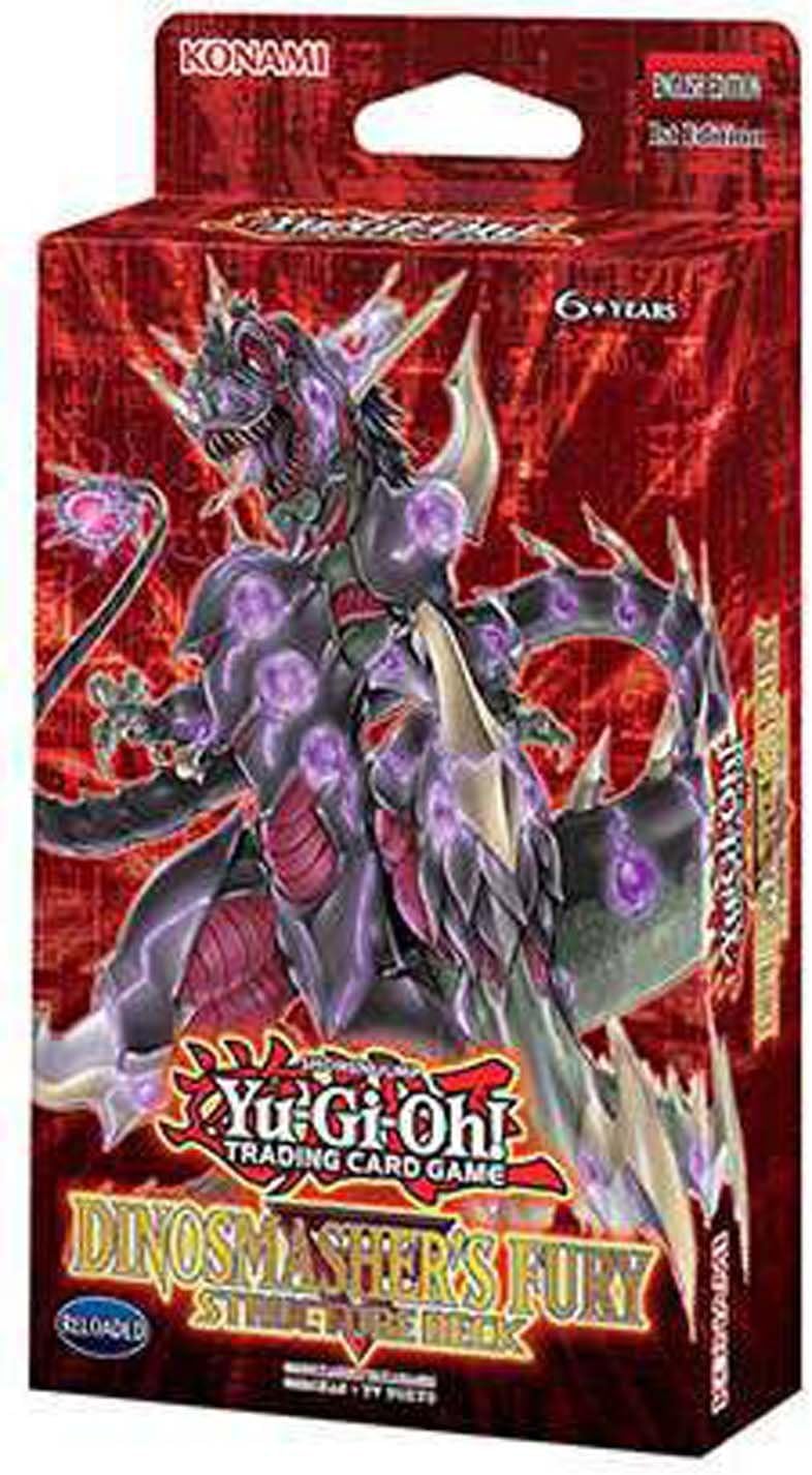Yu-Gi-Oh! Pokplshtrnlit YuGiOh 2017 Structure Deck - Dinosmasher's Fury, Red