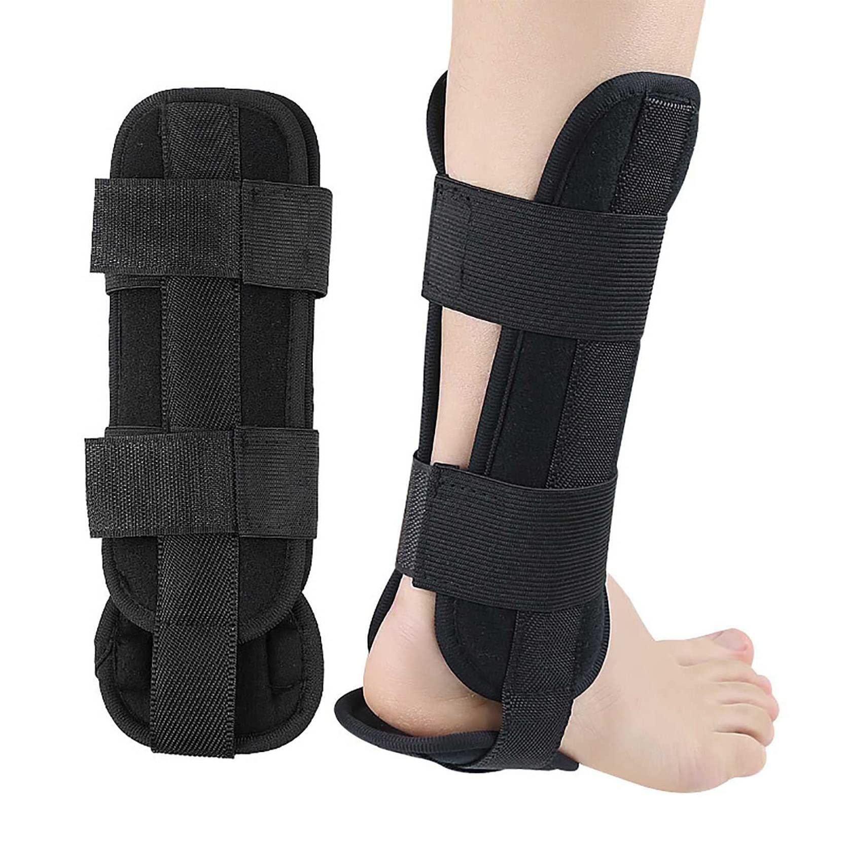 Stabilizator stawu skokowego, regulowany, wygodny orteza stawu skokowego i stopy, orteza na opadającą stopę w przypadku hemiplegii, zapalenia rozcięgna podeszwowego, udaru, butów do chodzenia, ła