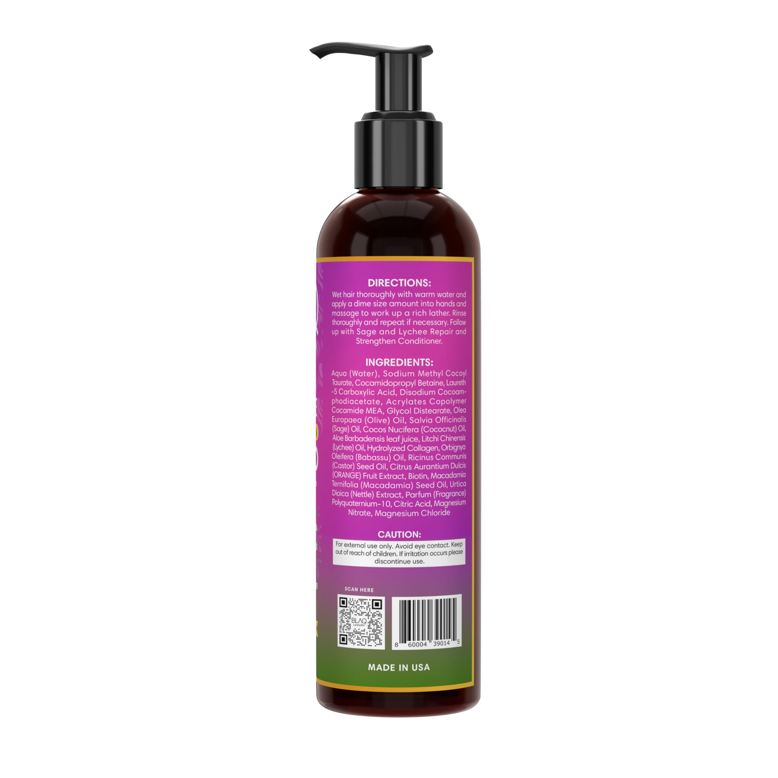 Amazon.com : Blaq Luxury Sage & Lychee Repair and Strengthen