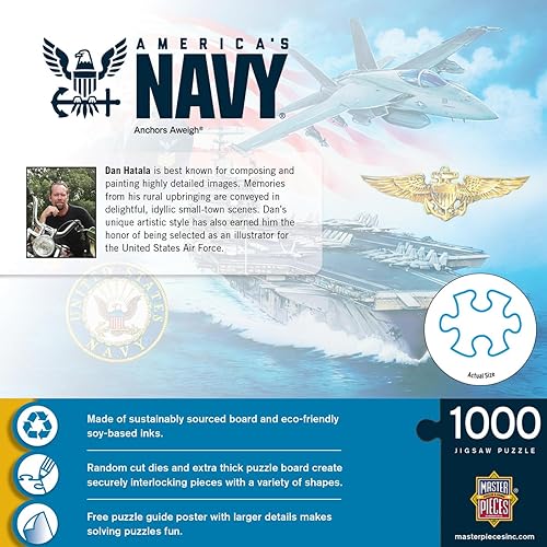 Miniatura 3 de MasterPieces Rompecabezas de 1000 piezas - Marina de los Estados Unidos - 19.25 x 26.75 pulgadas