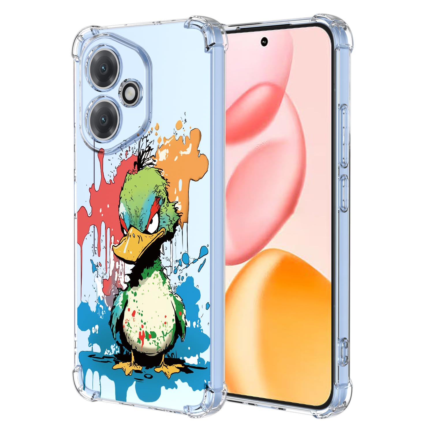 XINYEXIN Cover Per Sony Xperia 1 VI – Custodia Trasparente Con Stile Artistico Colorato Gatto Nero | Morbida Al Touch E Antiurto, Grafica Unica E Originale