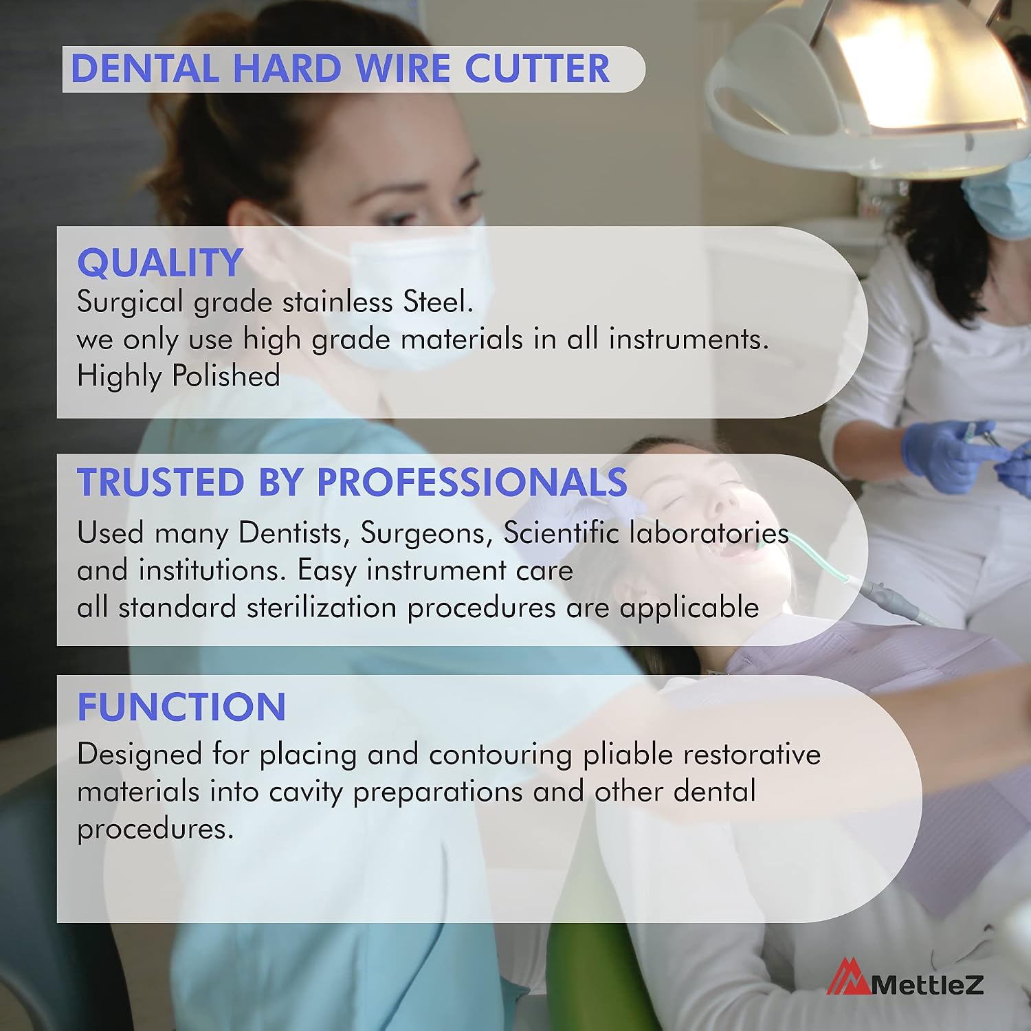 Orthodontic Hardwire Cutter Dental Instrument - Dental Hard Wire Pin Cutter Ligature Wire Cutting Ortho Care Lab