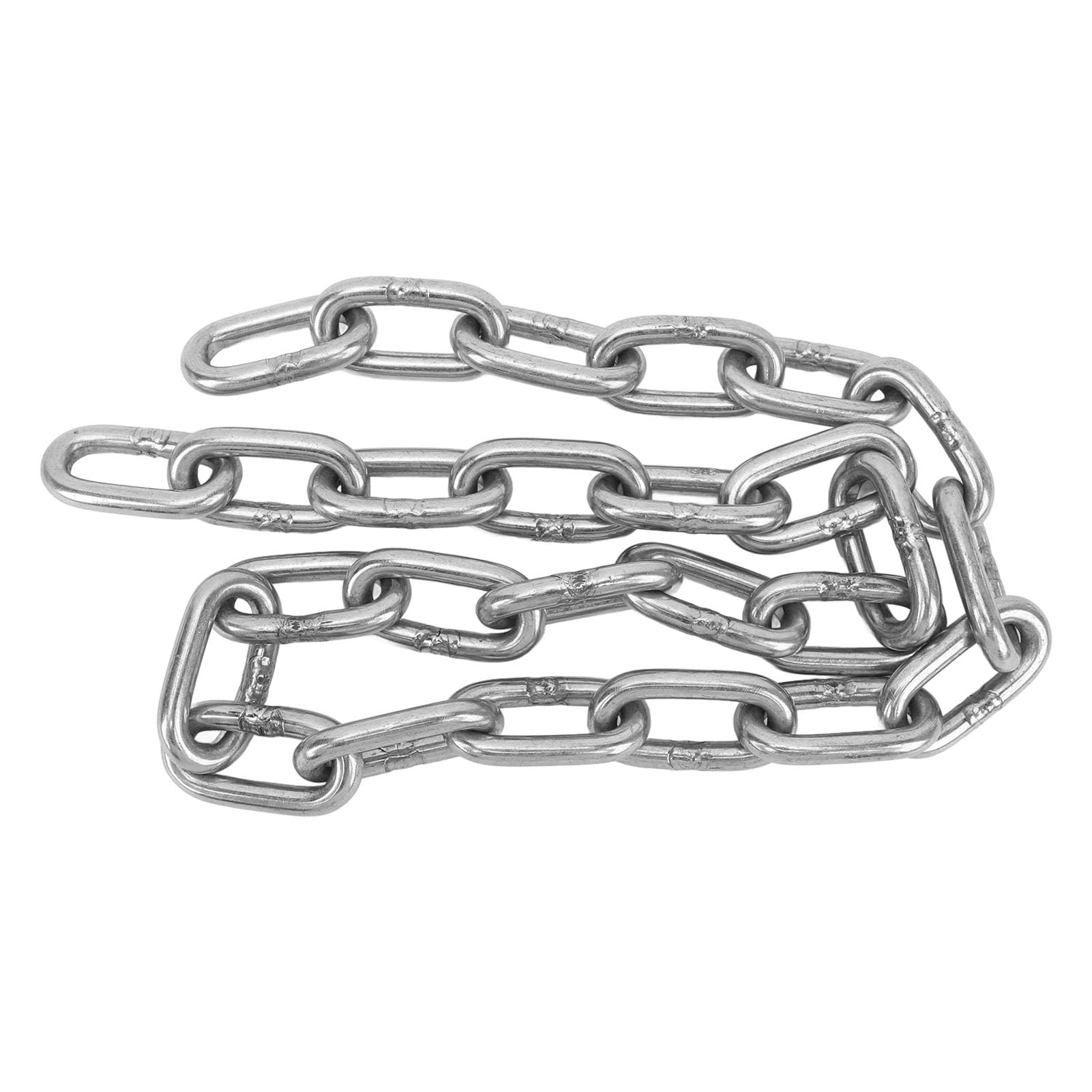 Cadena de Ancla para Barcos, 8 Mm, Acero Inoxidable 316, Grado Marino, Fijación Segura Universal, Reemplazo de Cadena de Plomo de Ancla Versátil para Yates Marinos, Barcos de Pesca