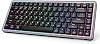 Teclado mecánico inalámbrico de perfil bajo Air75, marco de aluminio 75%, intercambiable en caliente, teclas PBT, retroiluminación RGB, Bluetooth/2.4GHz/USB-C, teclado gamer con software para Mac y Windows (negro) 1